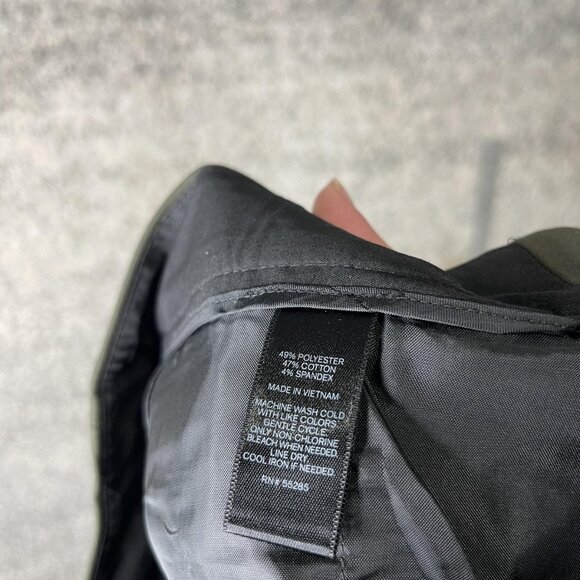 Express Pants Womens 8R Olive Green Columnist Barely Boot Mid Rise Dress Work - Picture 12 of 12